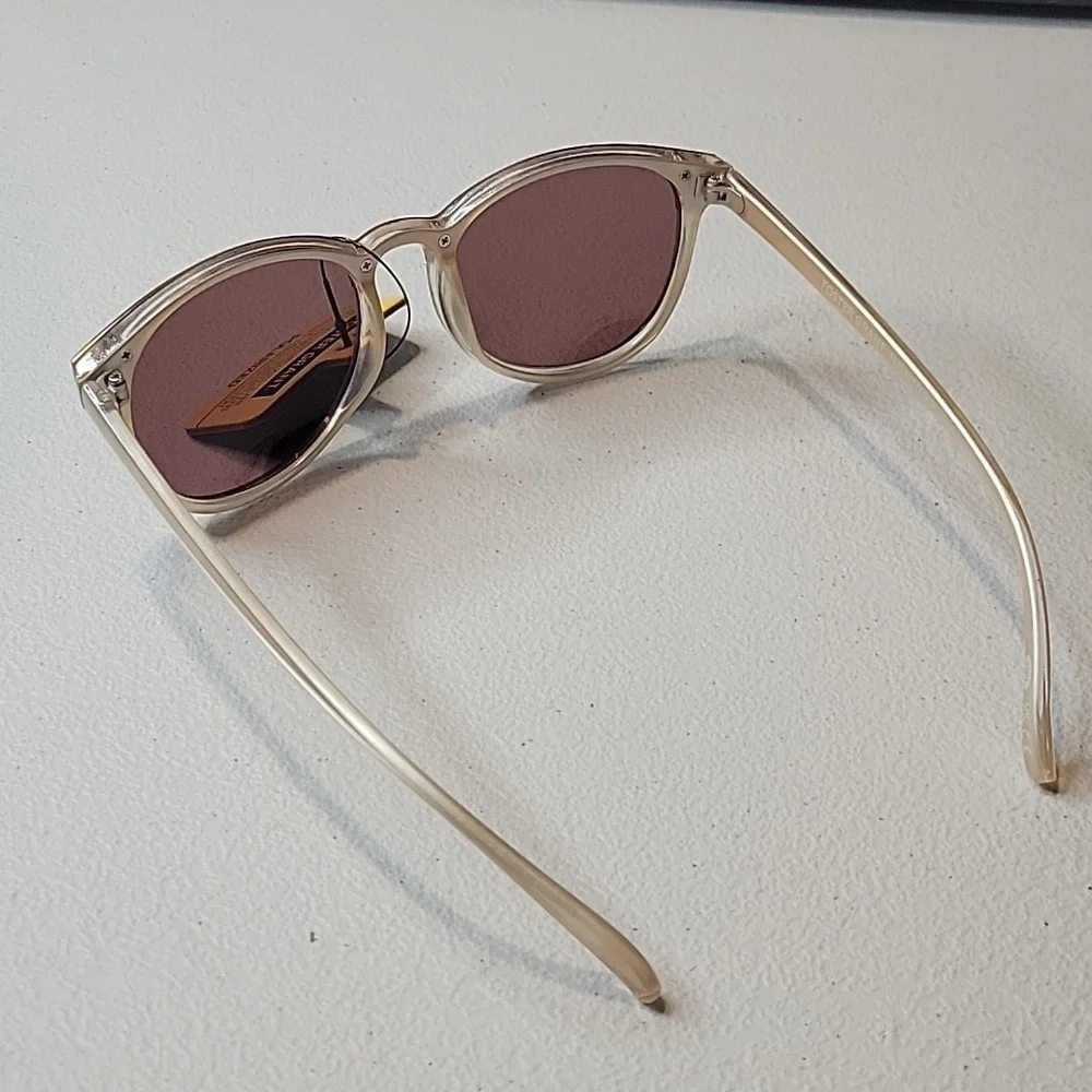 Foster Grant Gold Sunglasses with Purple Lenses